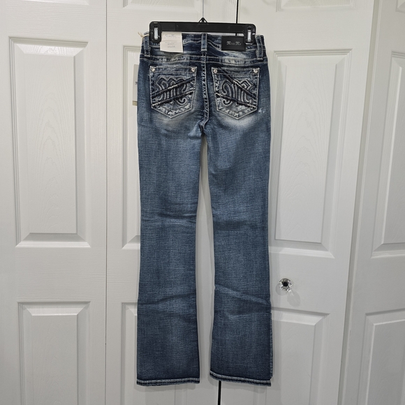 Miss Me Women's Faded Blue Boot Cut Jeans - Picture 2 of 9